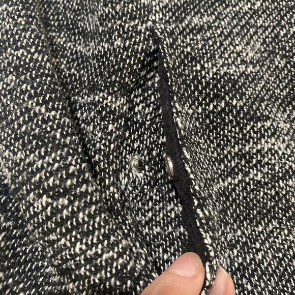 Bench Urban‎ Wear Women's Medium Activewear Black White Funnel Neck Sweatshirt - Picture 7 of 13